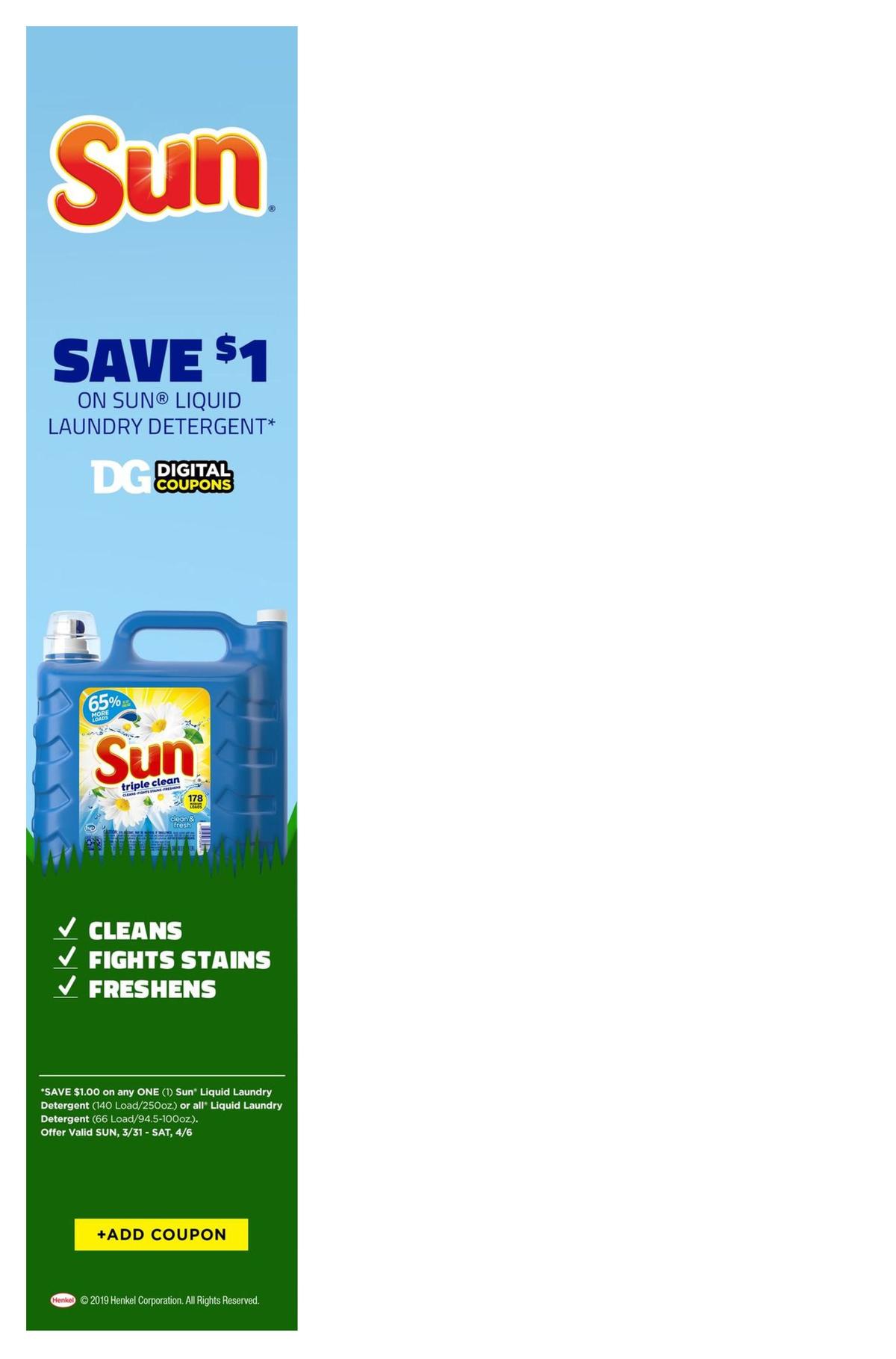 Dollar General Weekly Ad from March 31