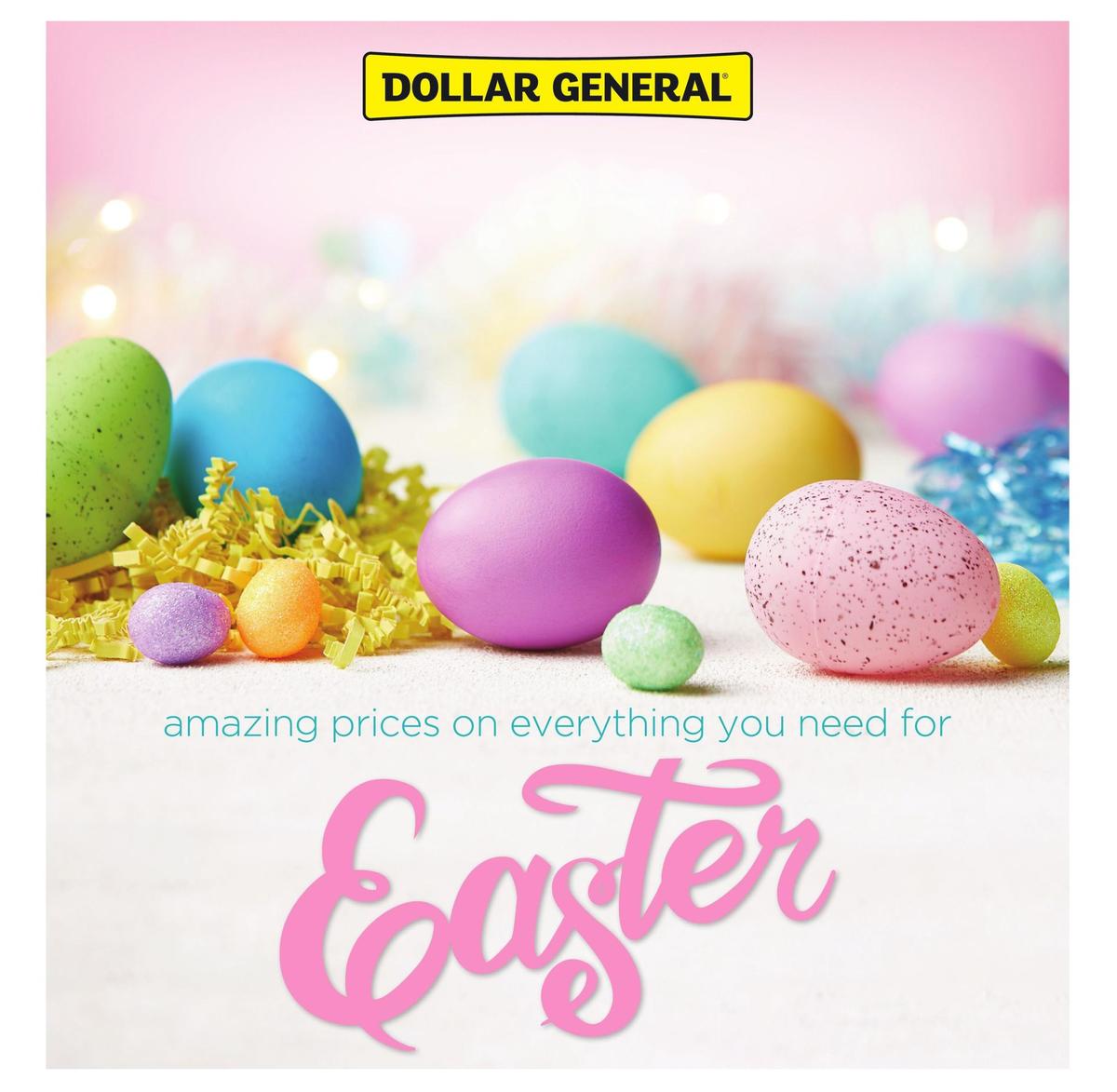 Dollar General Easter Book Weekly Ad from March 17