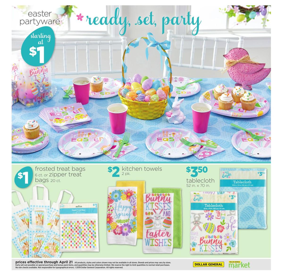 Dollar General Easter Book Weekly Ad from March 17