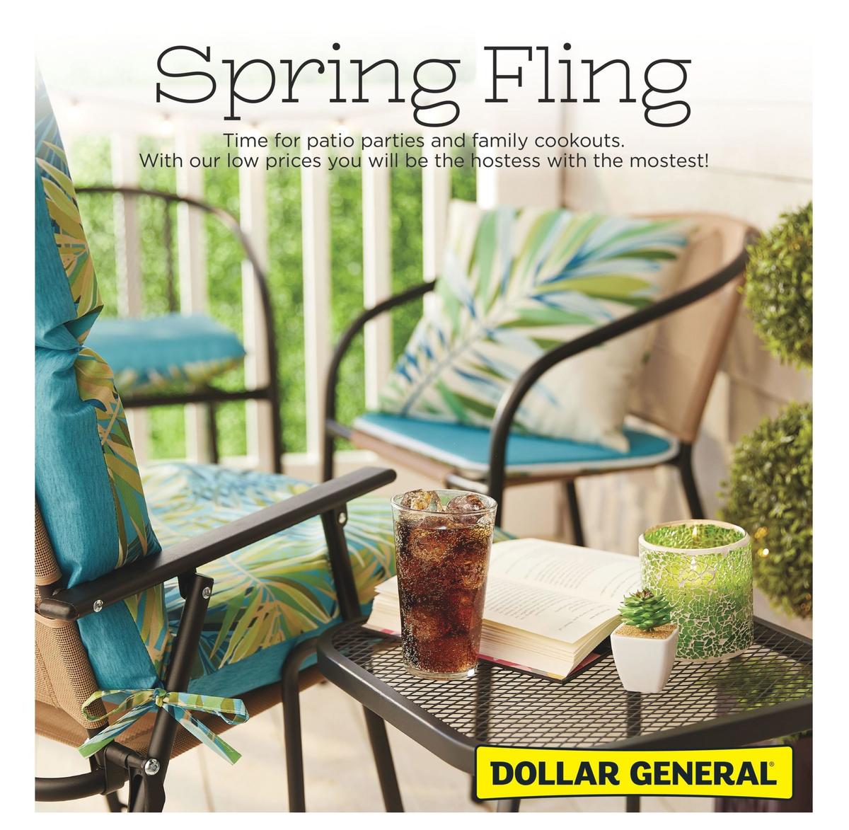Dollar General Spring Lookbook Weekly Ad from February 24