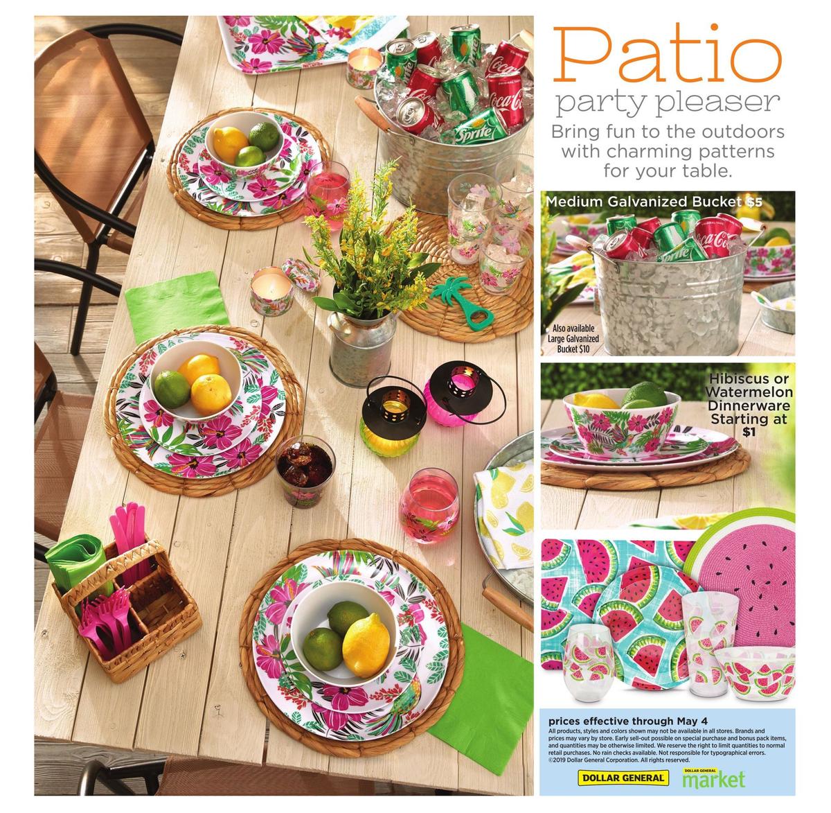 Dollar General Spring Lookbook Weekly Ad from February 24