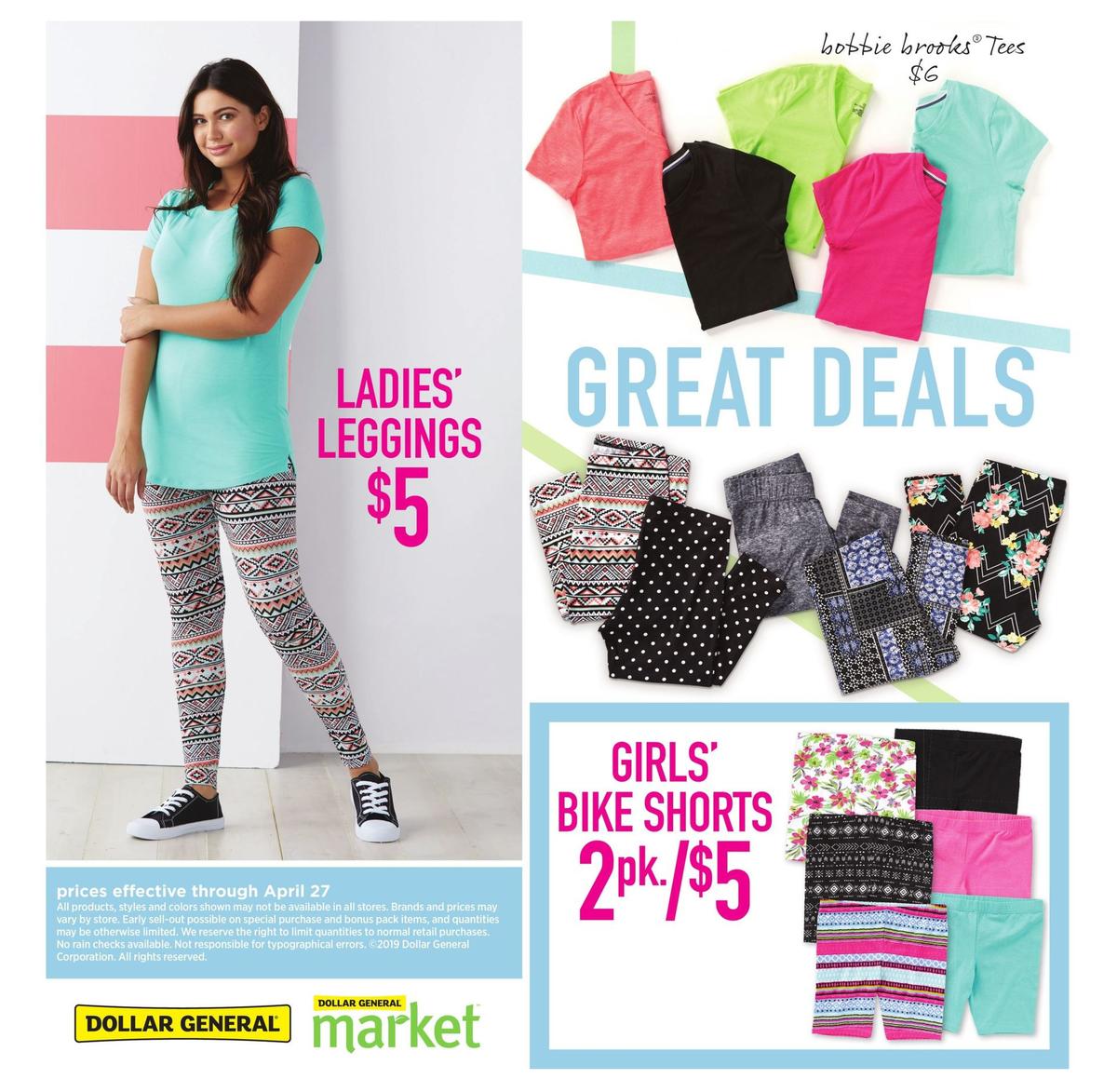 Dollar General Spring Apparel Book Weekly Ad from February 3
