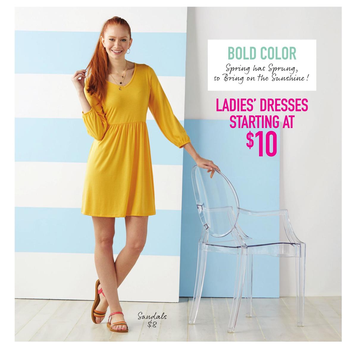 Dollar General Spring Apparel Book Weekly Ad from February 3