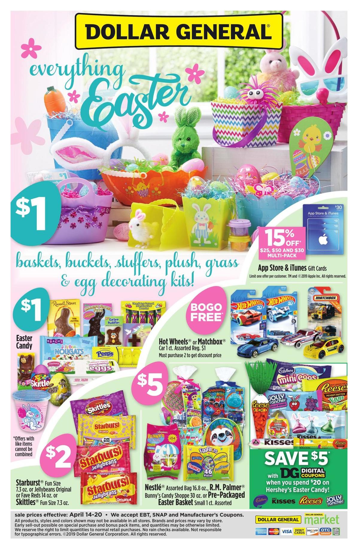 Dollar General Everything Easter for Less! Weekly Ad from April 14