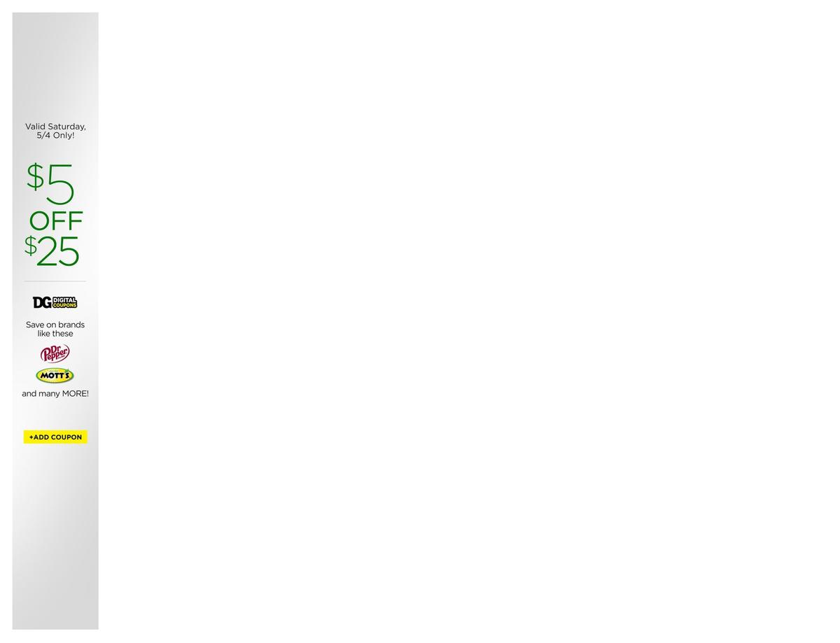 Dollar General Weekly Ad from April 28