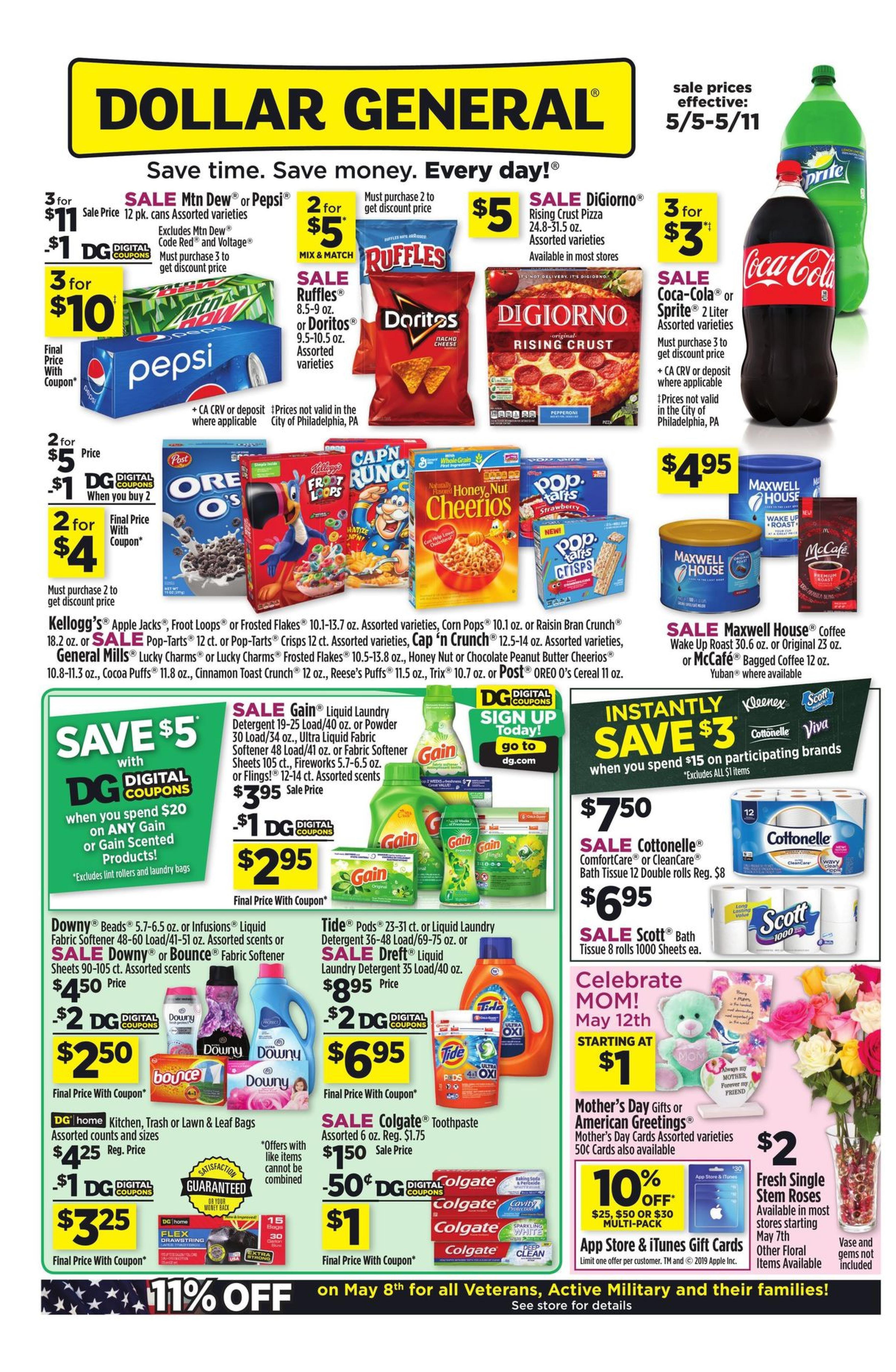 Dollar General Weekly Ad from May 5