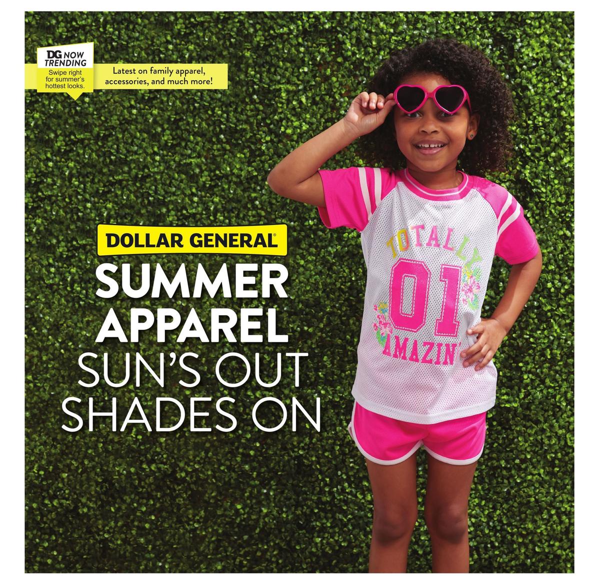 Dollar General Summer Apparel Lookbook Weekly Ad from May 5