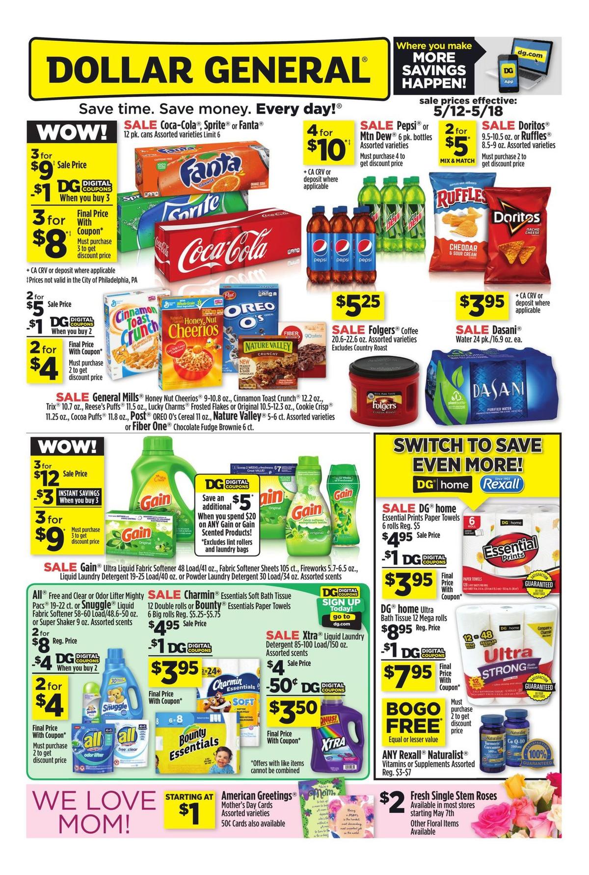 Dollar General Weekly Ad from May 12