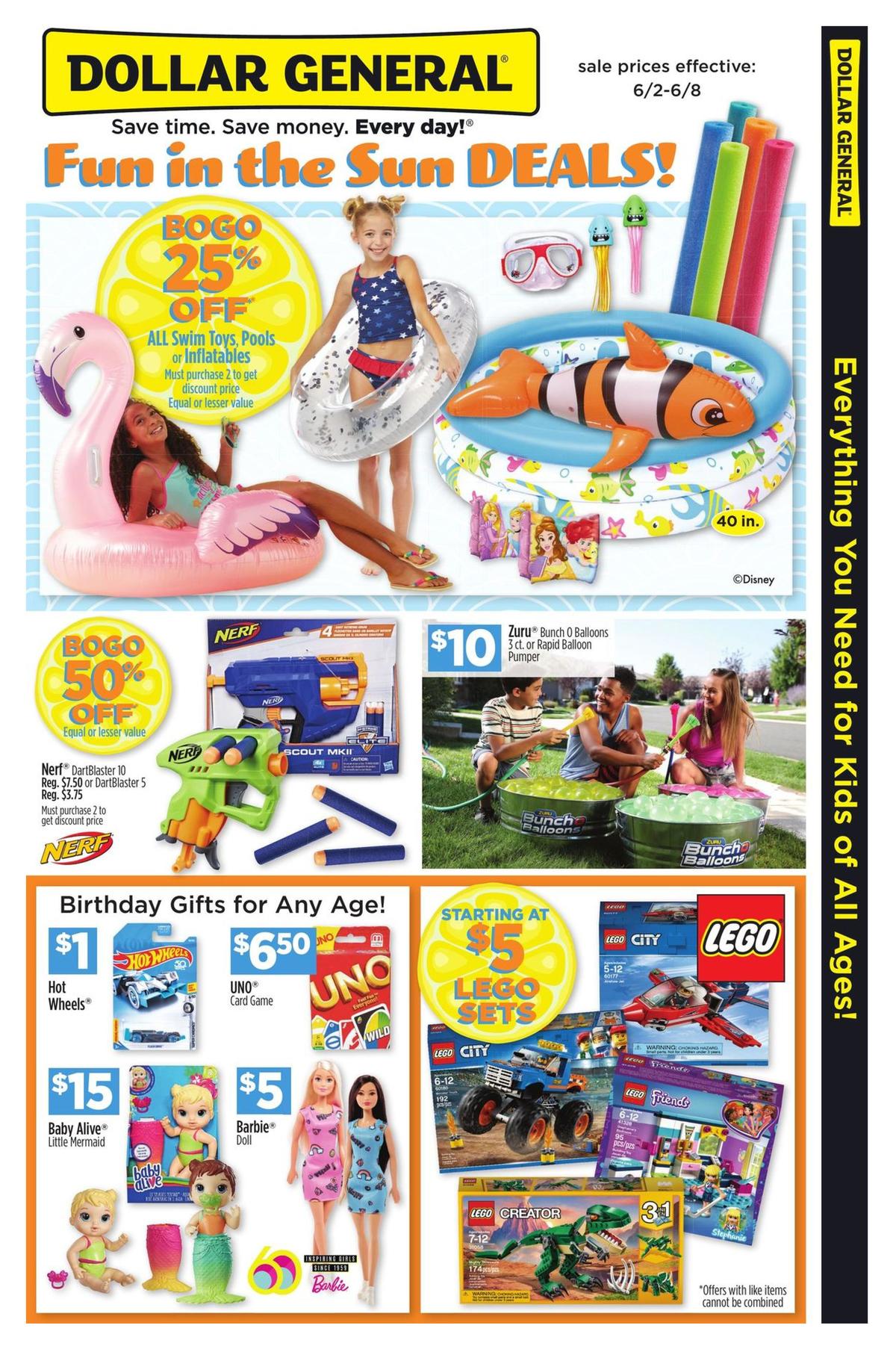 Dollar General Save Big for Your Little Ones! Weekly Ad from June 2