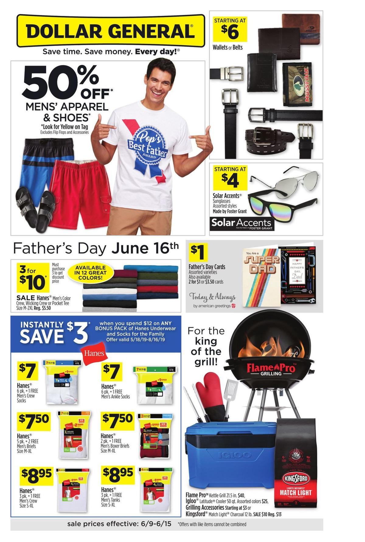 Dollar General Weekly Ad from June 9