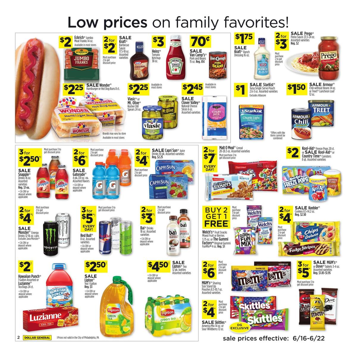 Dollar General Weekly Ad from June 16