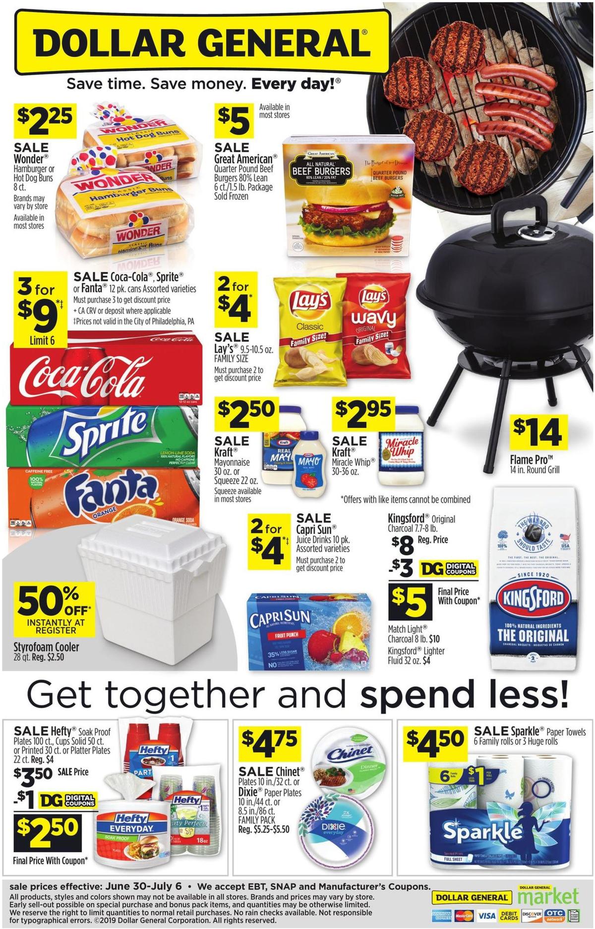 Dollar General Weekly Ad from June 30