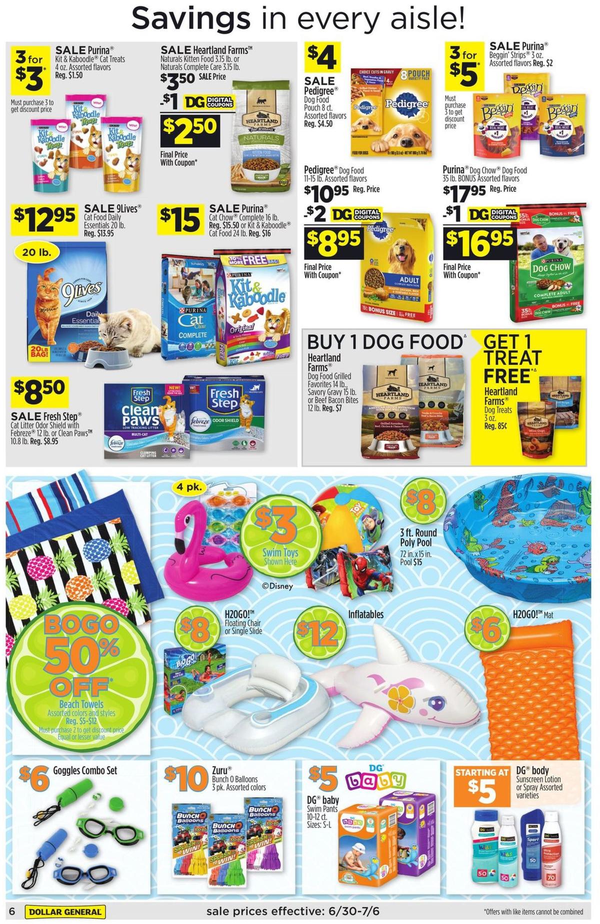 Dollar General Weekly Ad from June 30