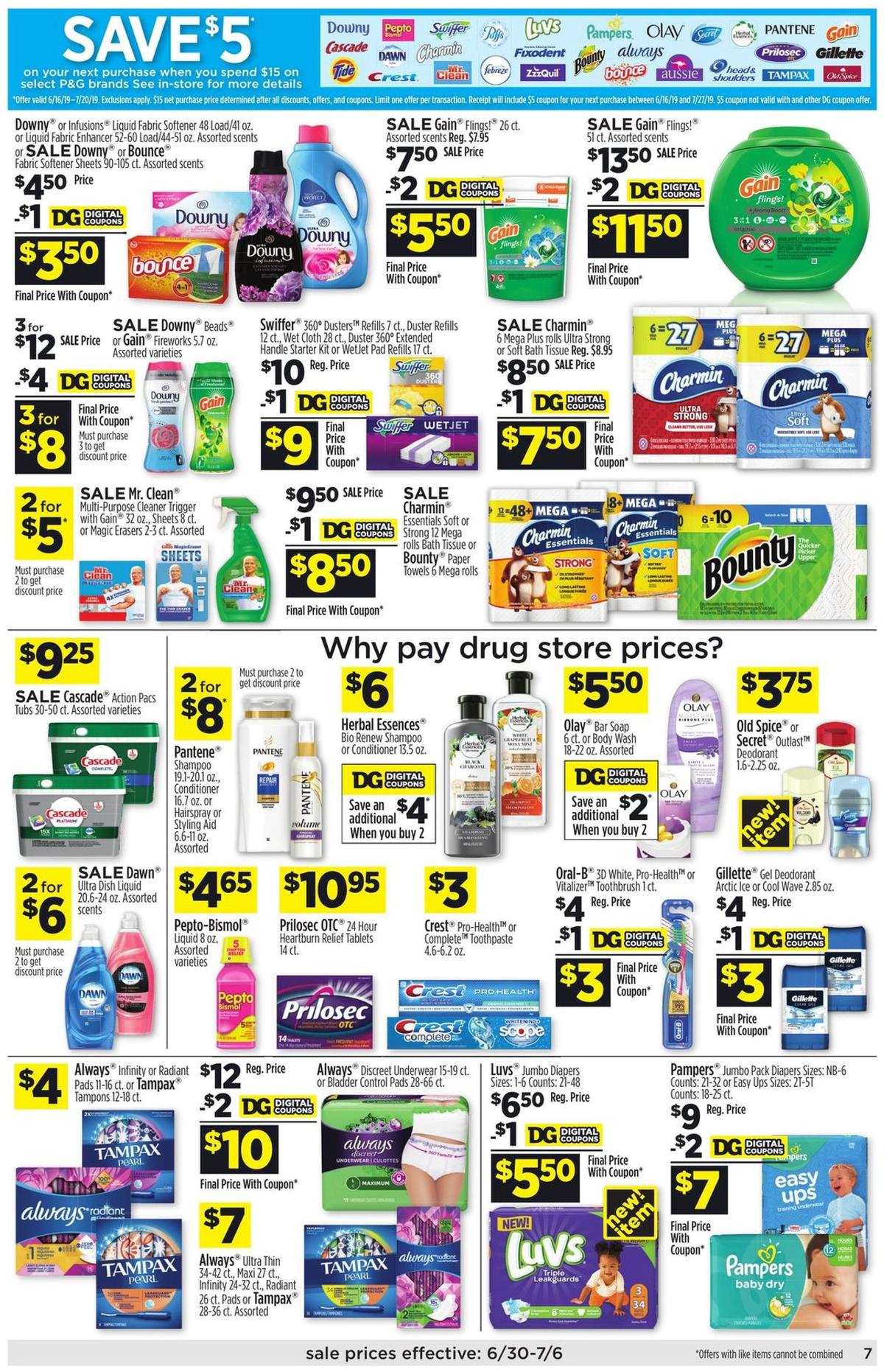 Dollar General Weekly Ad from June 30