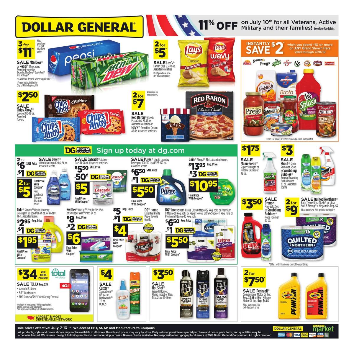 Dollar General Weekly Ad from July 7