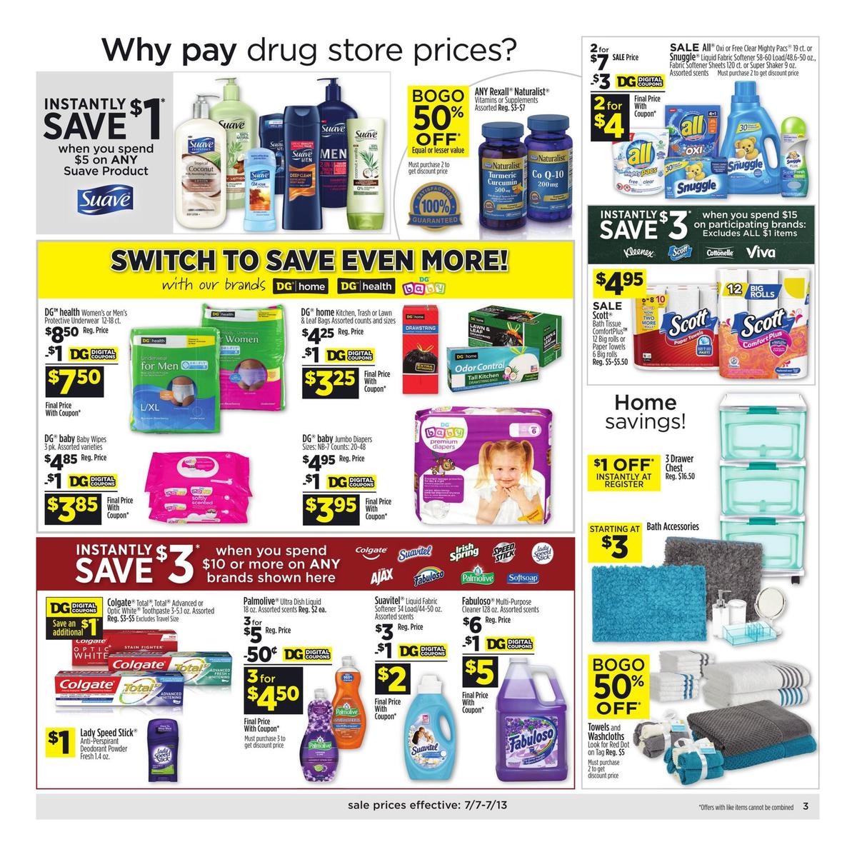 Dollar General Weekly Ad from July 7