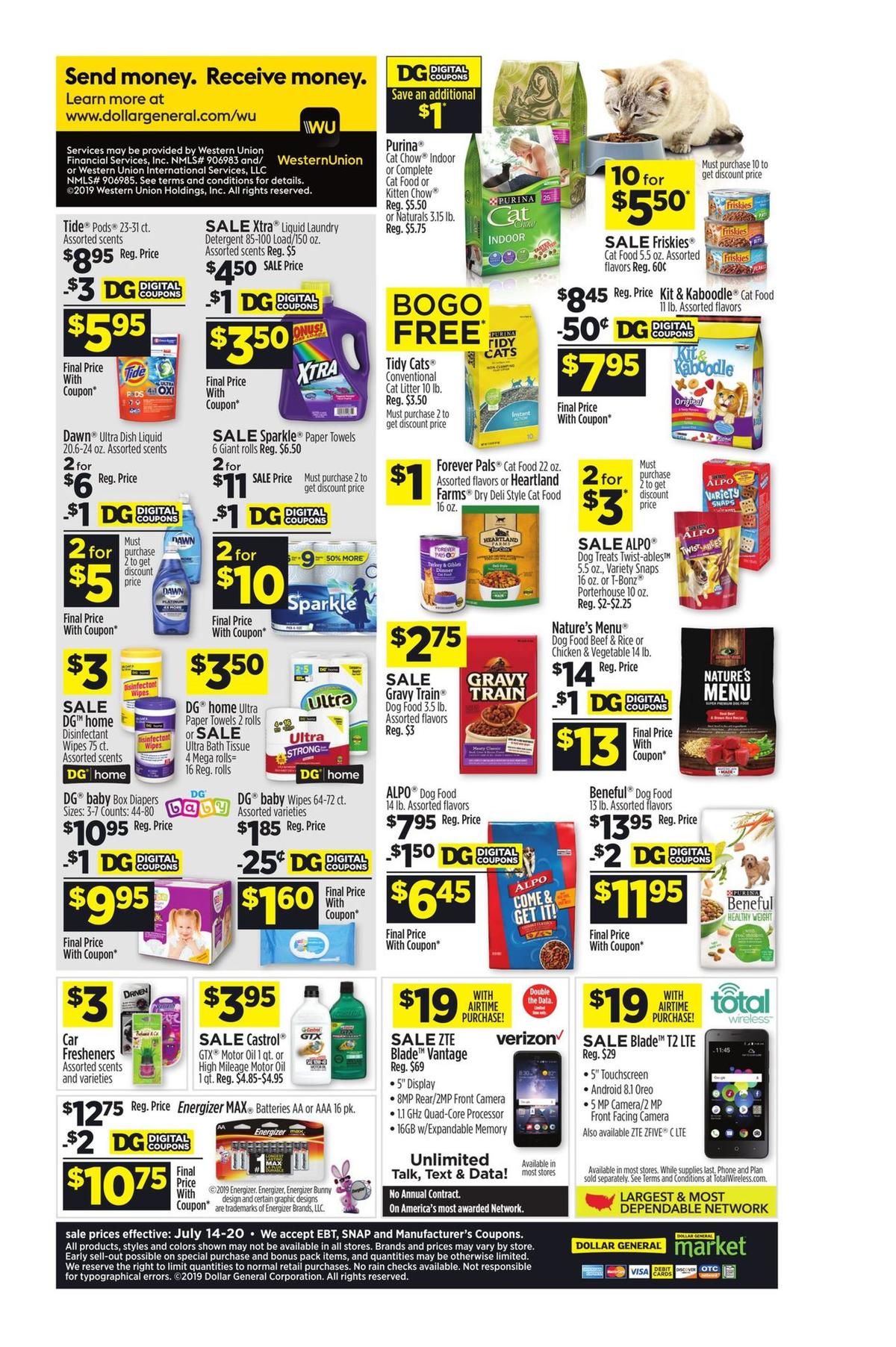 Dollar General Weekly Ad from July 14
