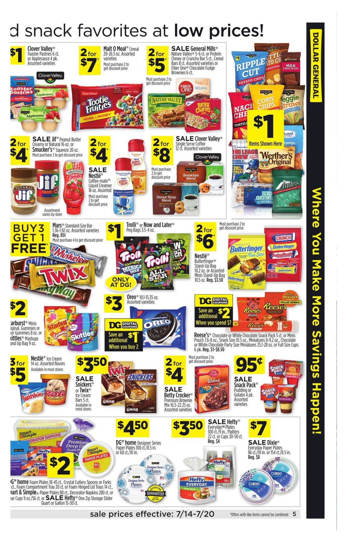 Dollar General Weekly Ad from July 14
