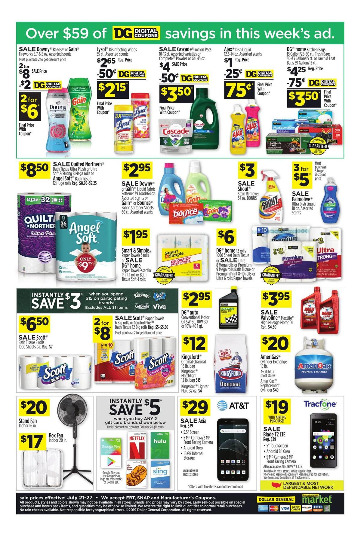Dollar General Weekly Ad from July 21