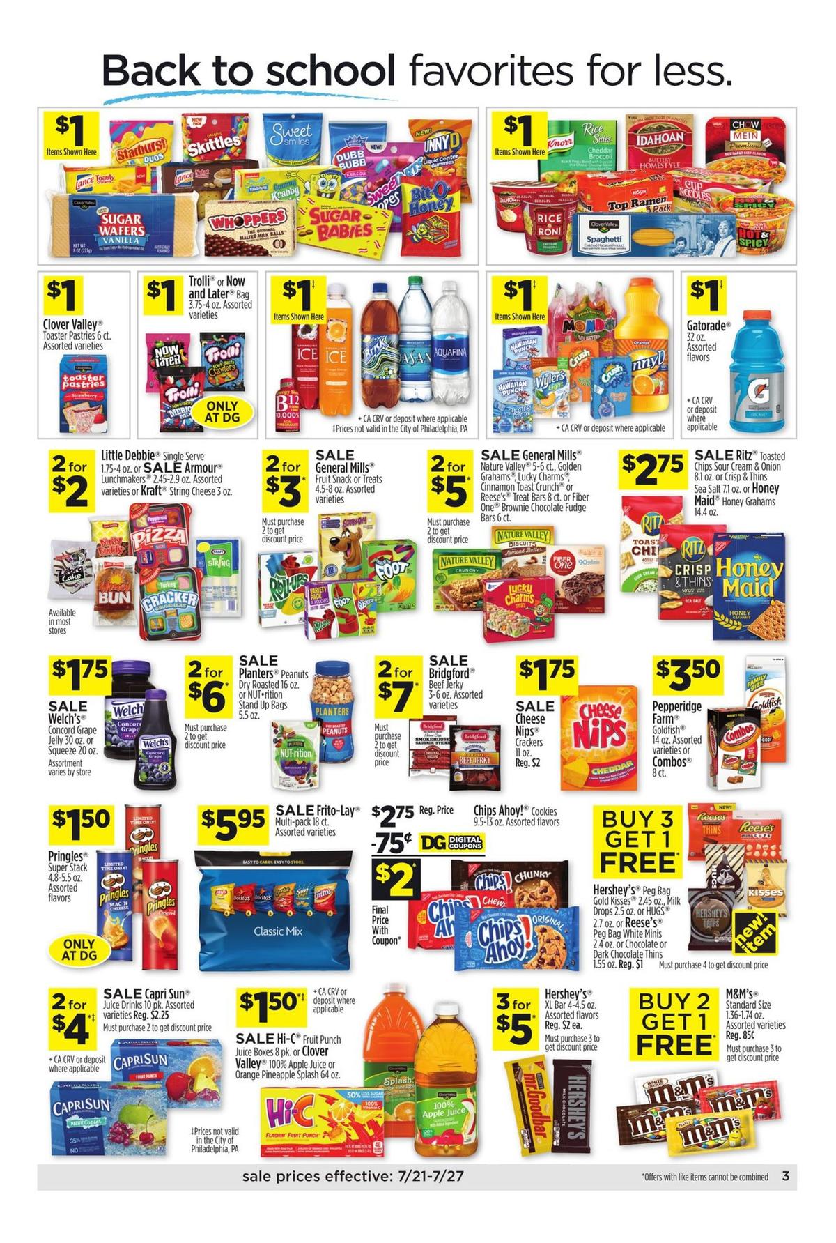 Dollar General Weekly Ad from July 21