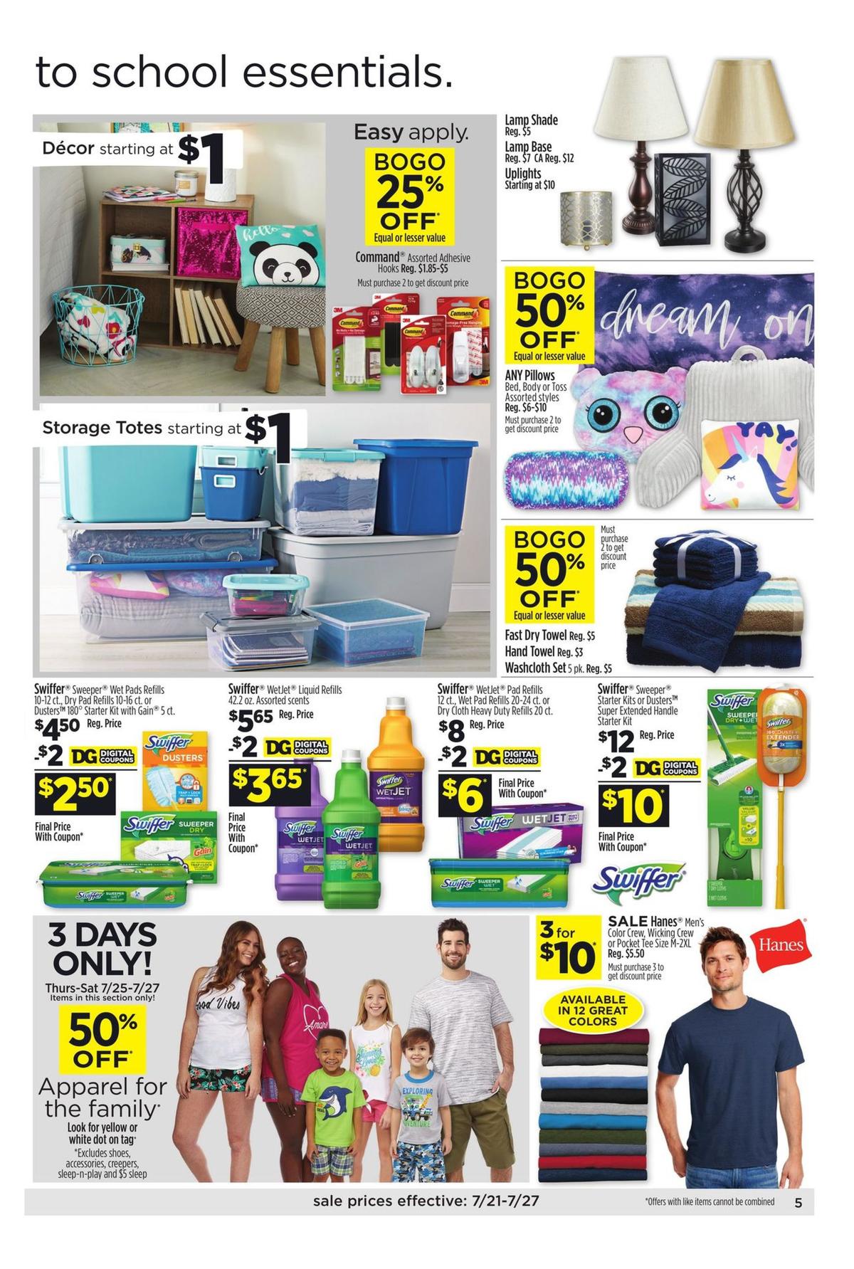 Dollar General Weekly Ad from July 21