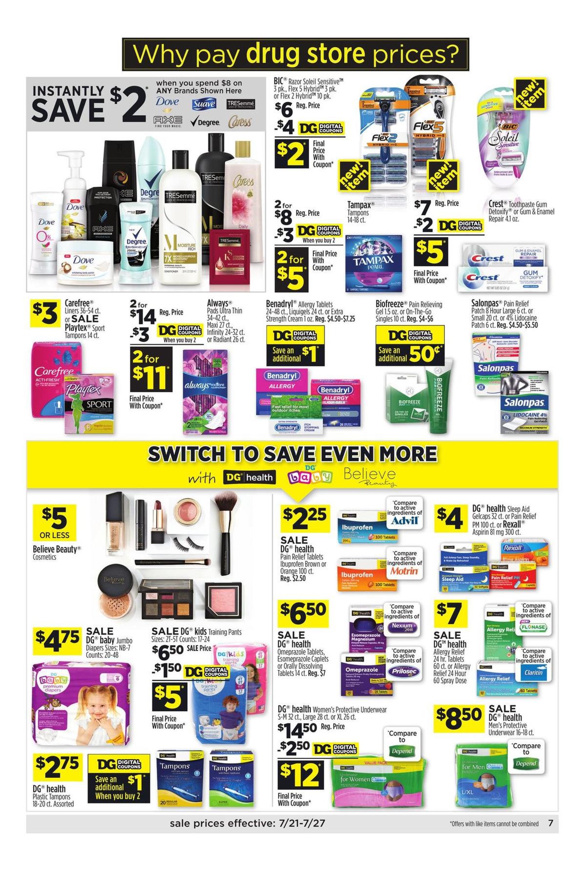 Dollar General Weekly Ad from July 21