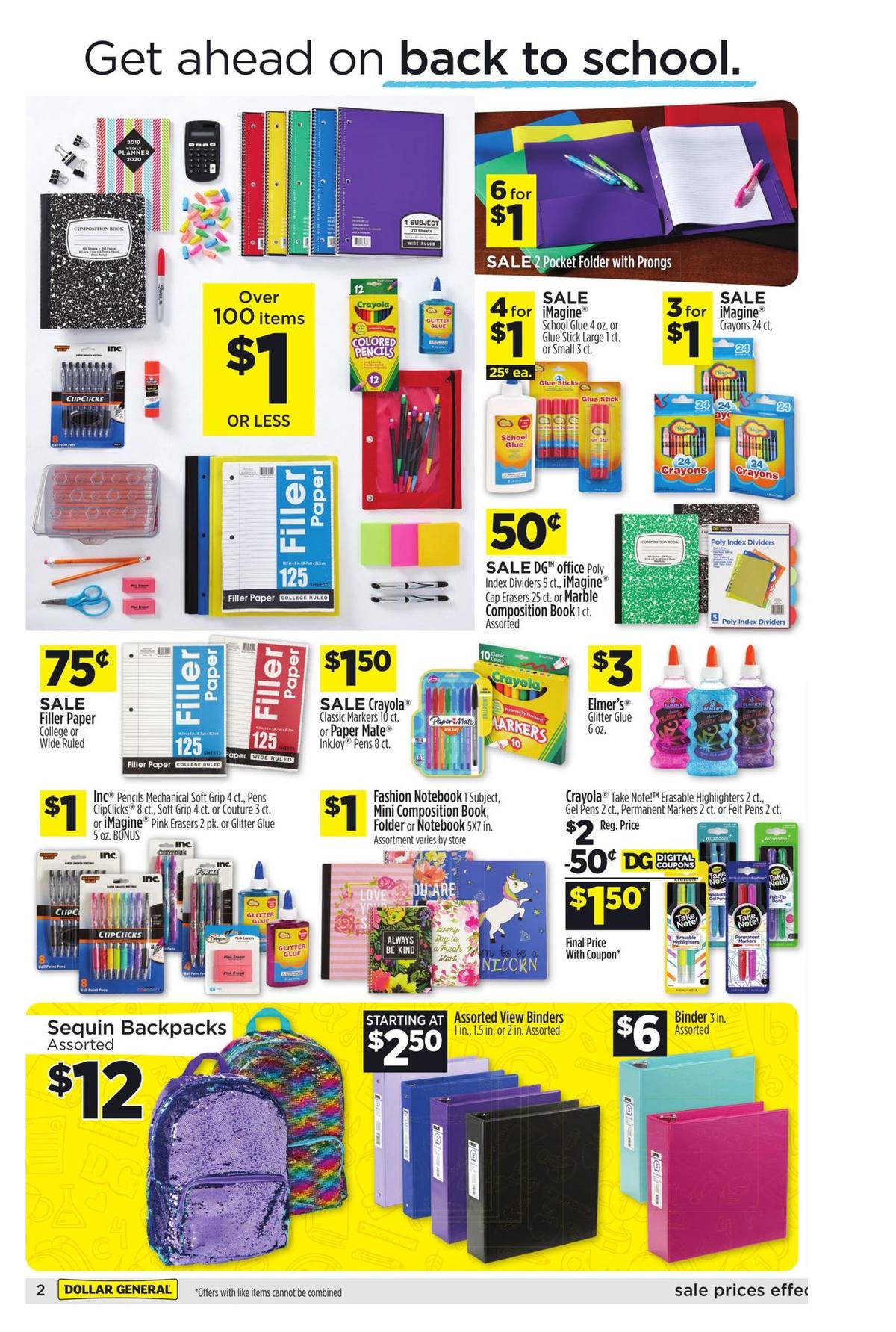 Dollar General Weekly Ad from August 4