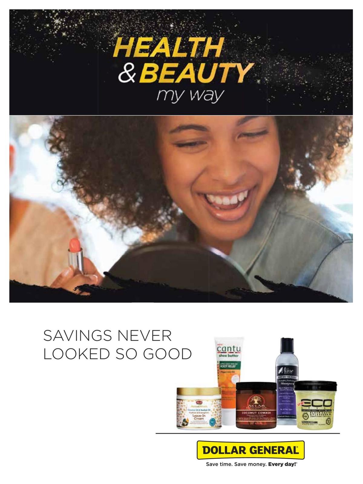 Dollar General Beauty Cents Magazine Weekly Ad from August 12