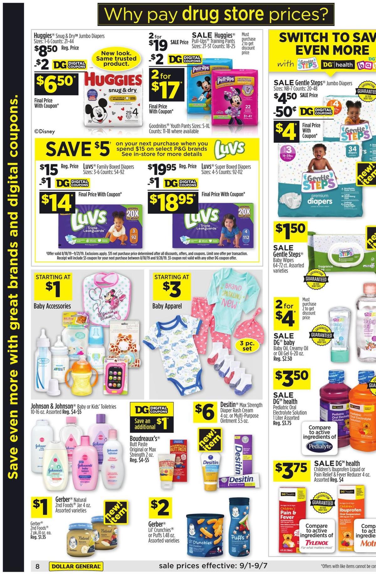 Dollar General Weekly Ad from September 1