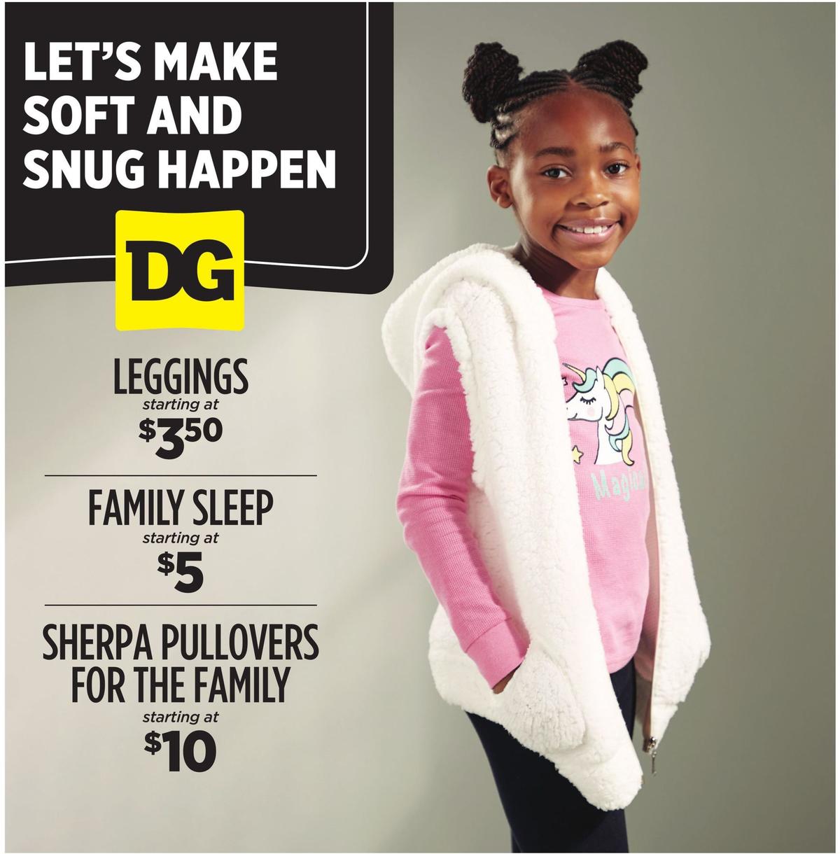 Dollar General New Fall Apparel at Dollar General Weekly Ad from September 3