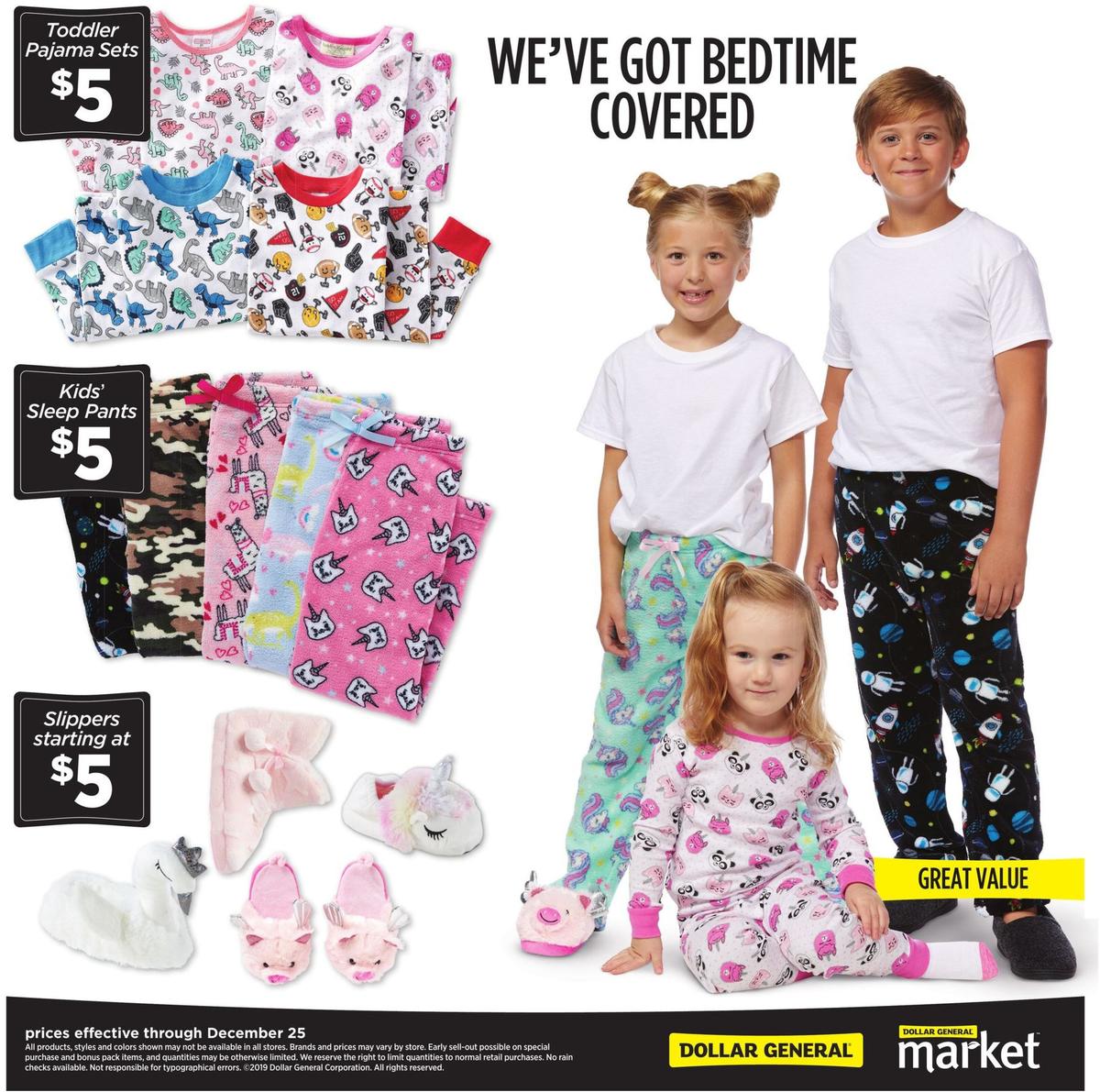 Dollar General New Fall Apparel at Dollar General Weekly Ad from September 3
