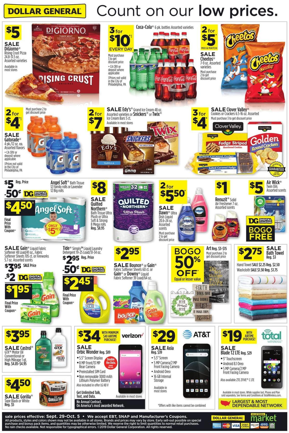 Dollar General Weekly Ad from September 29