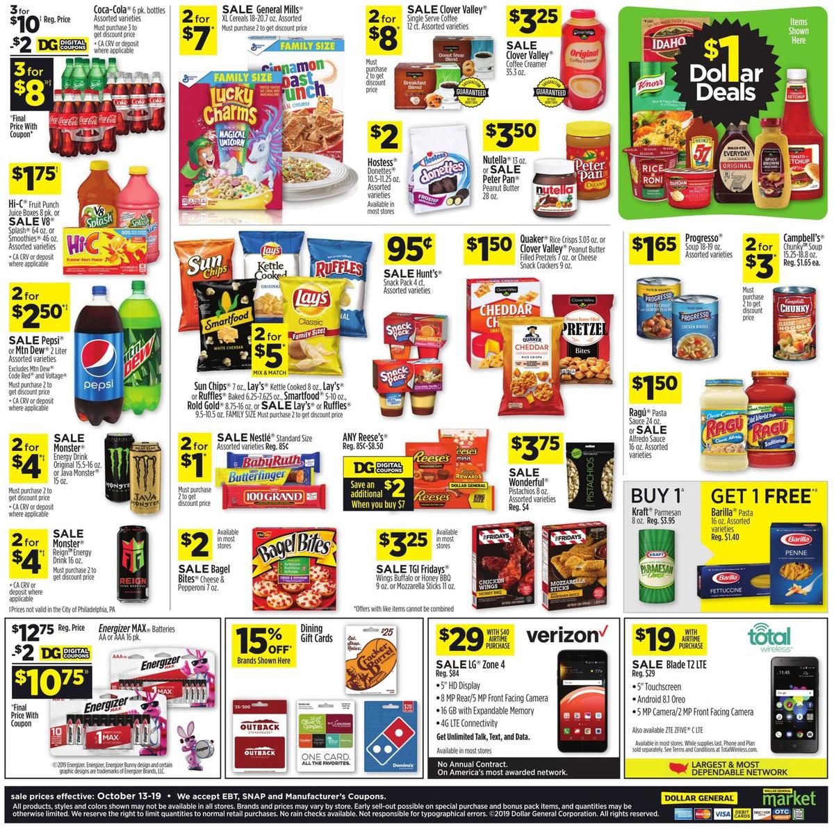 Dollar General Weekly Ad from October 13