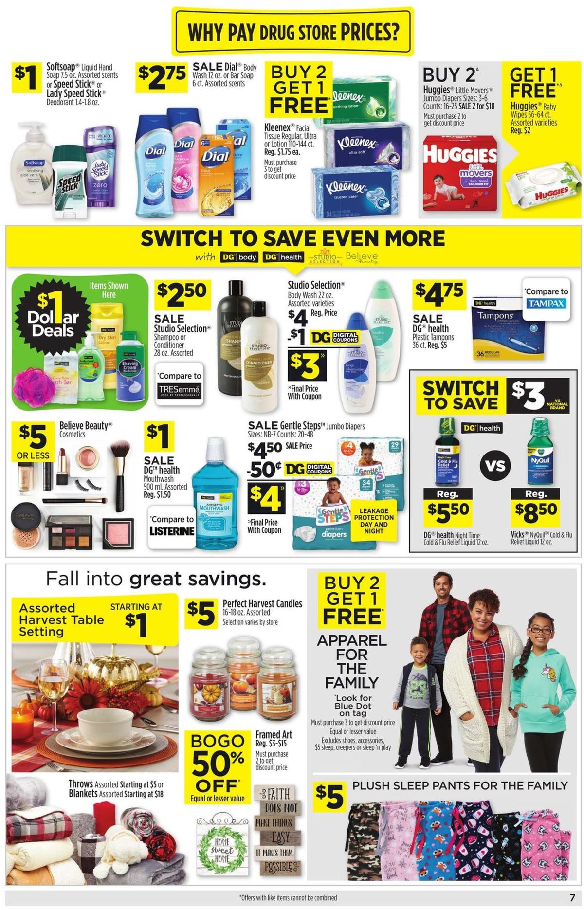 Dollar General Weekly Ad from October 20