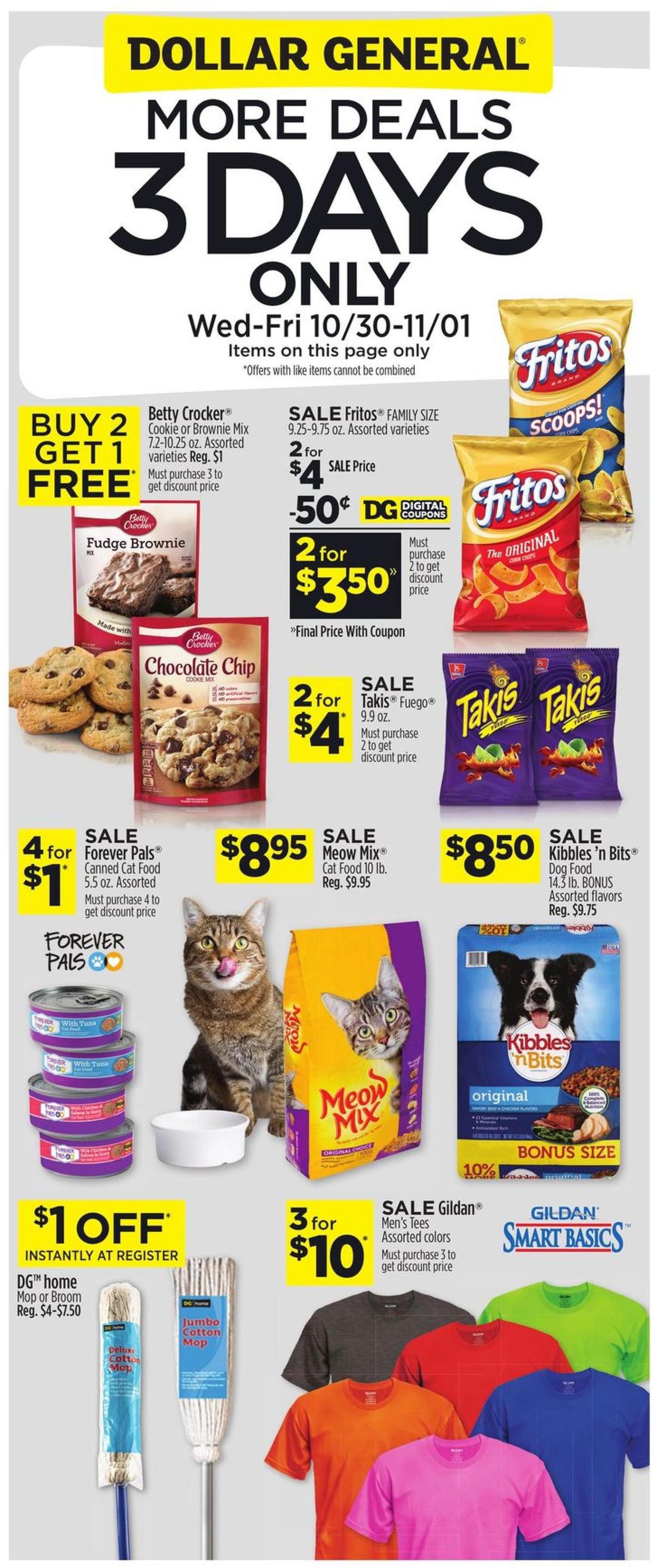 Dollar General Weekly Ad from October 27