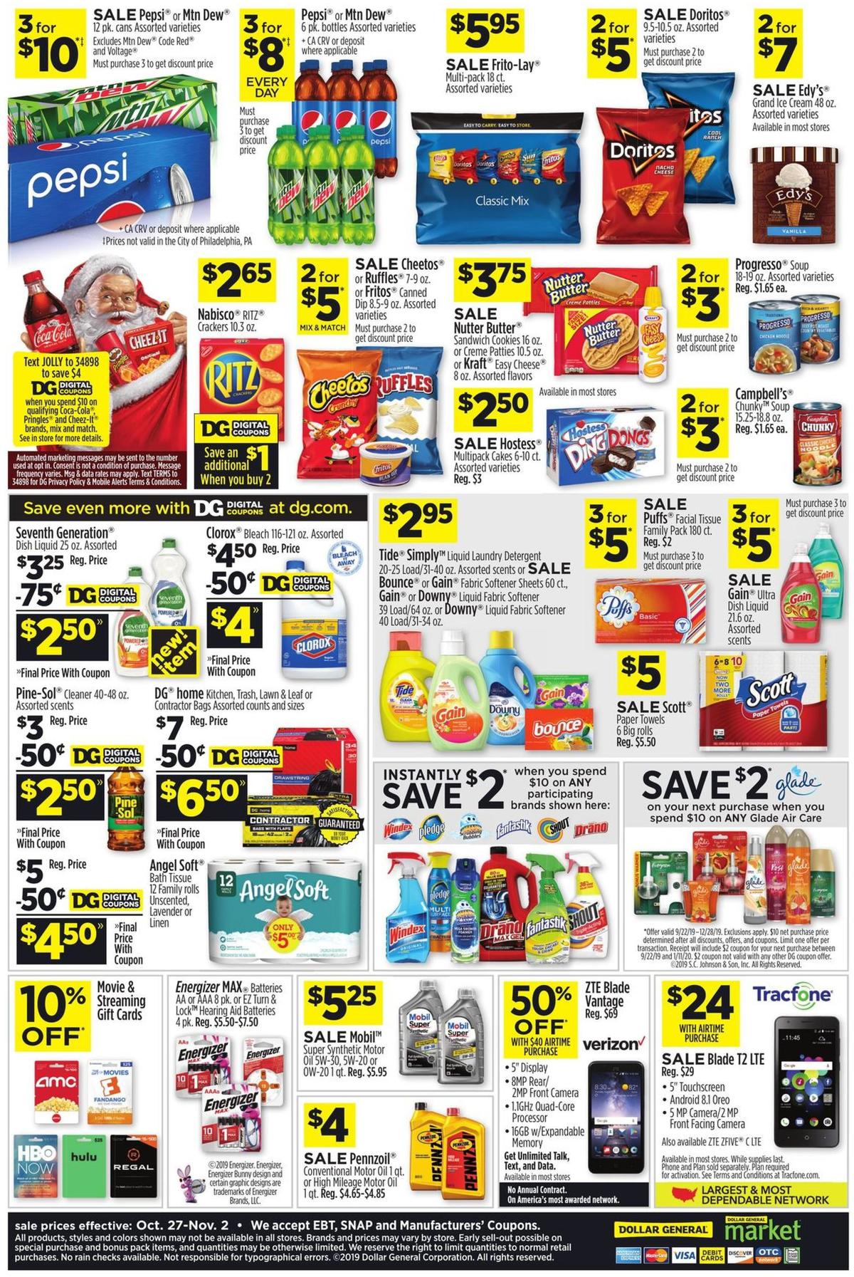 Dollar General Weekly Ad from October 27