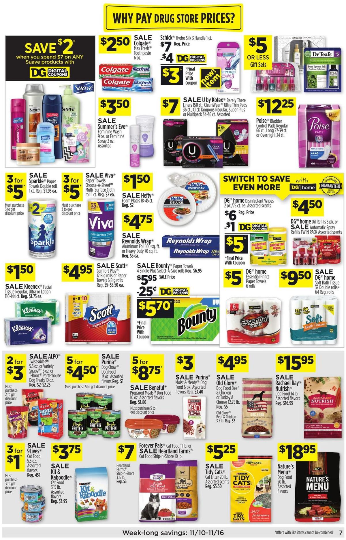 Dollar General Weekly Ad from November 10