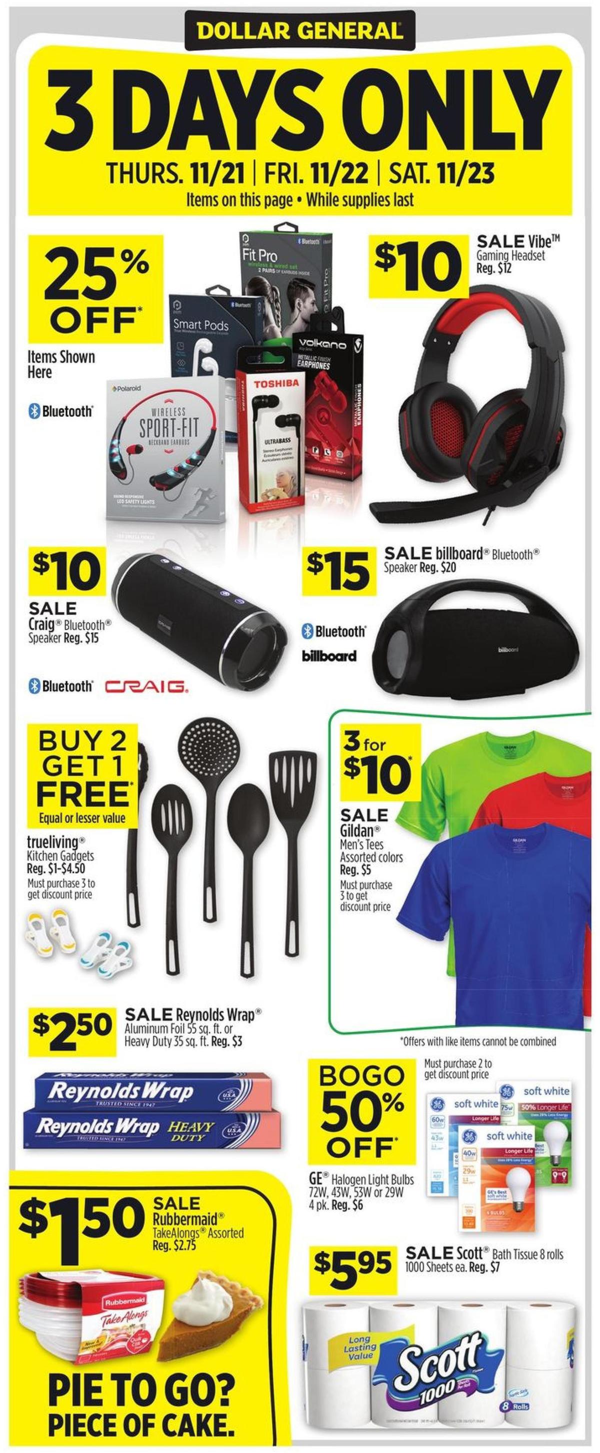 Dollar General Weekly Ad from November 17