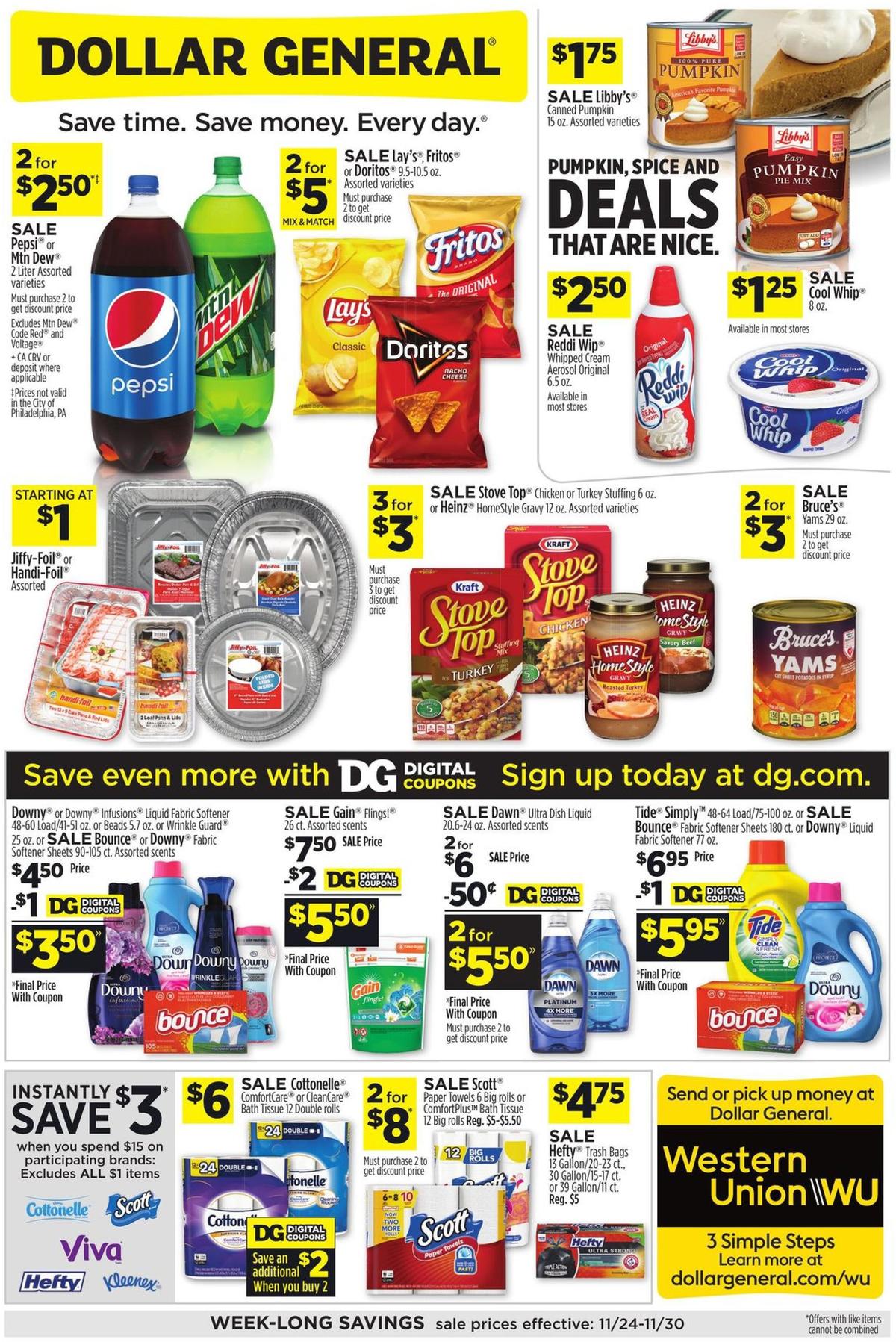 Dollar General Weekly Ad from November 24