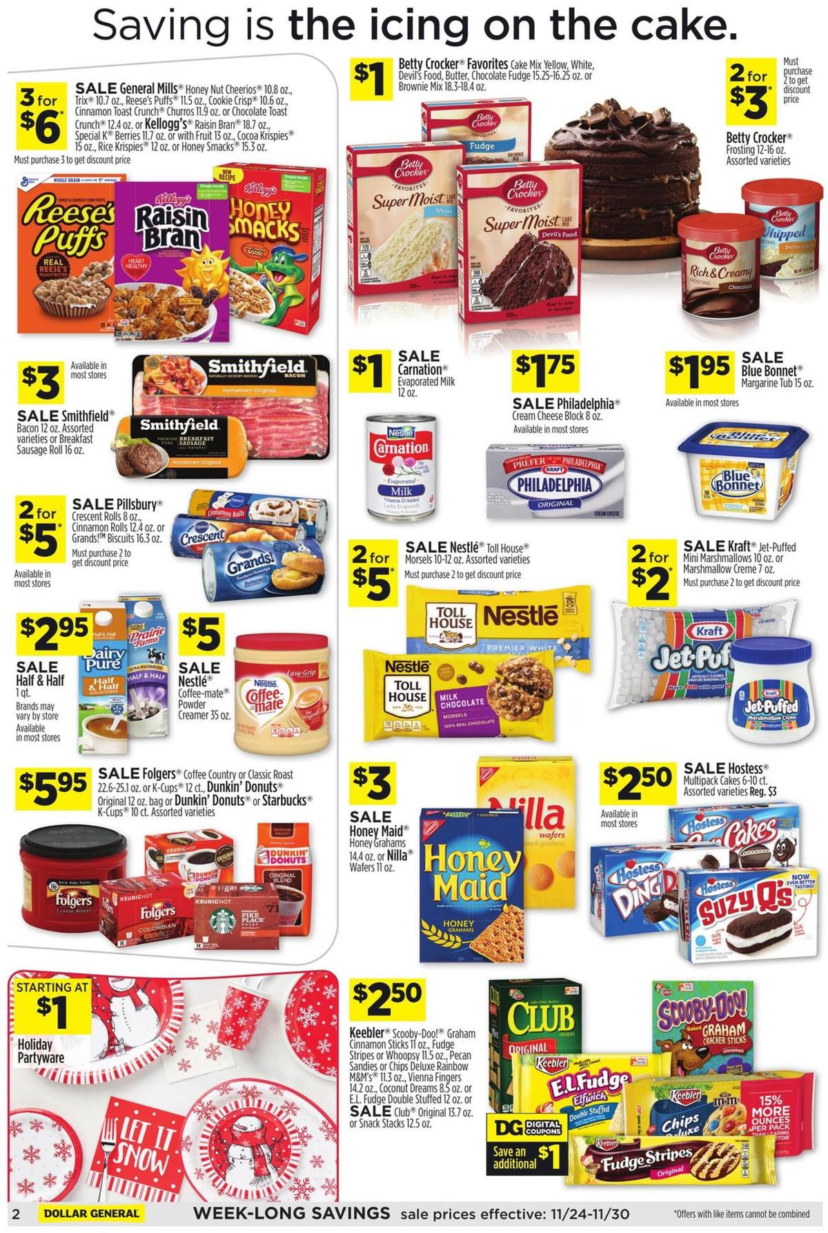 Dollar General Weekly Ad from November 24