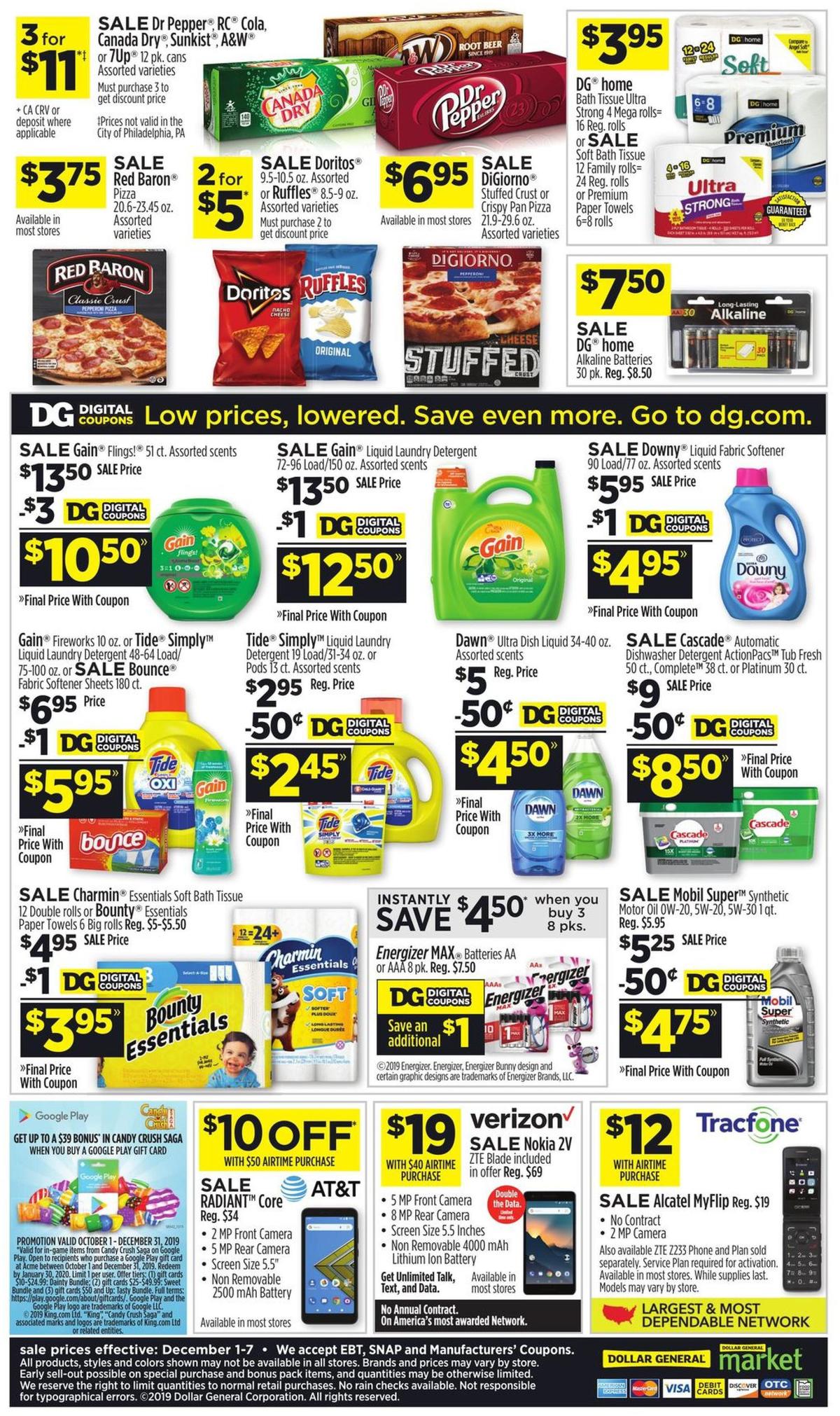 Dollar General Weekly Ad from December 1