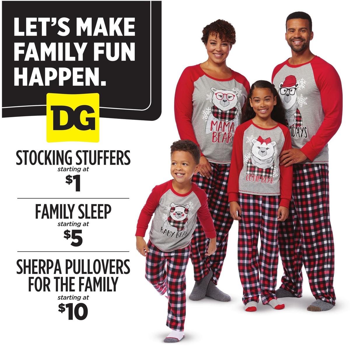 Dollar General New Winter Apparel at Dollar General Weekly Ad from October 3