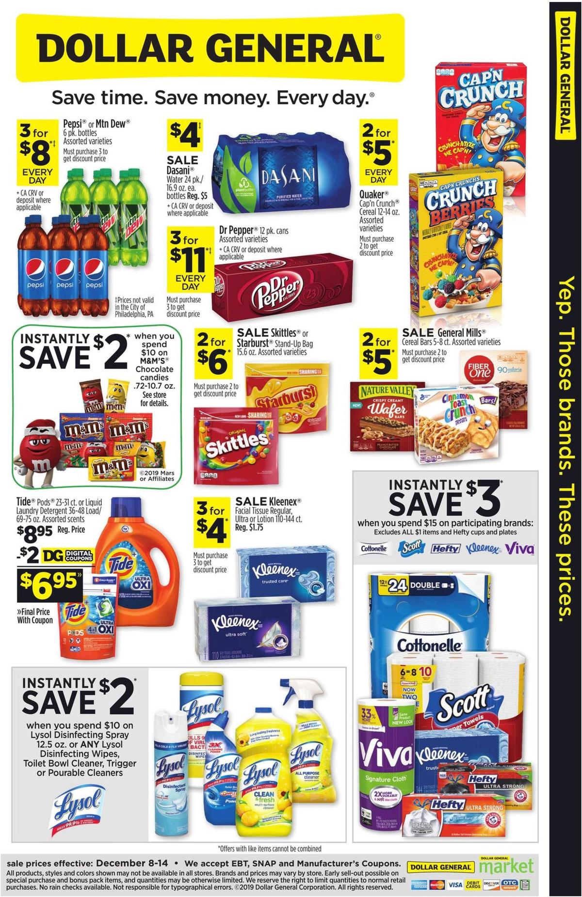 Dollar General Weekly Ad from December 8