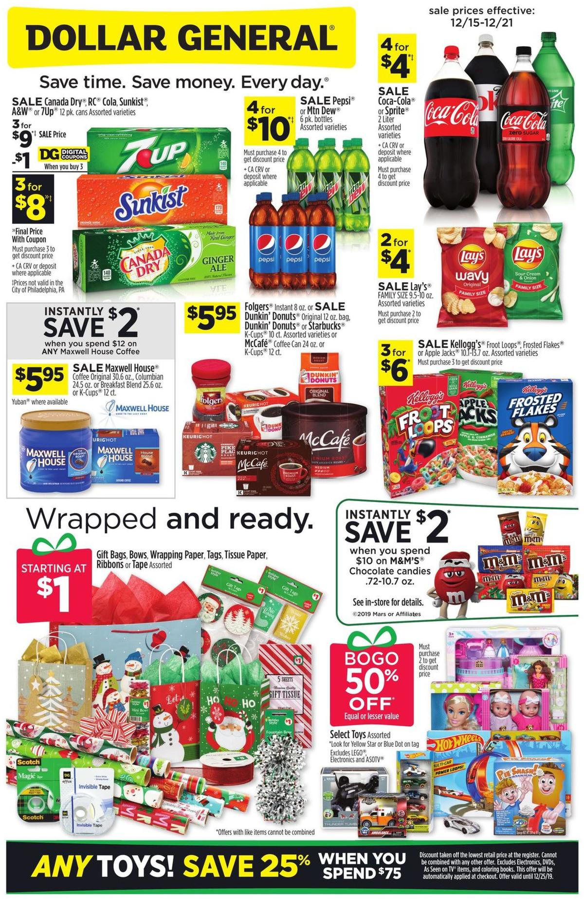 Dollar General Weekly Ad from December 15
