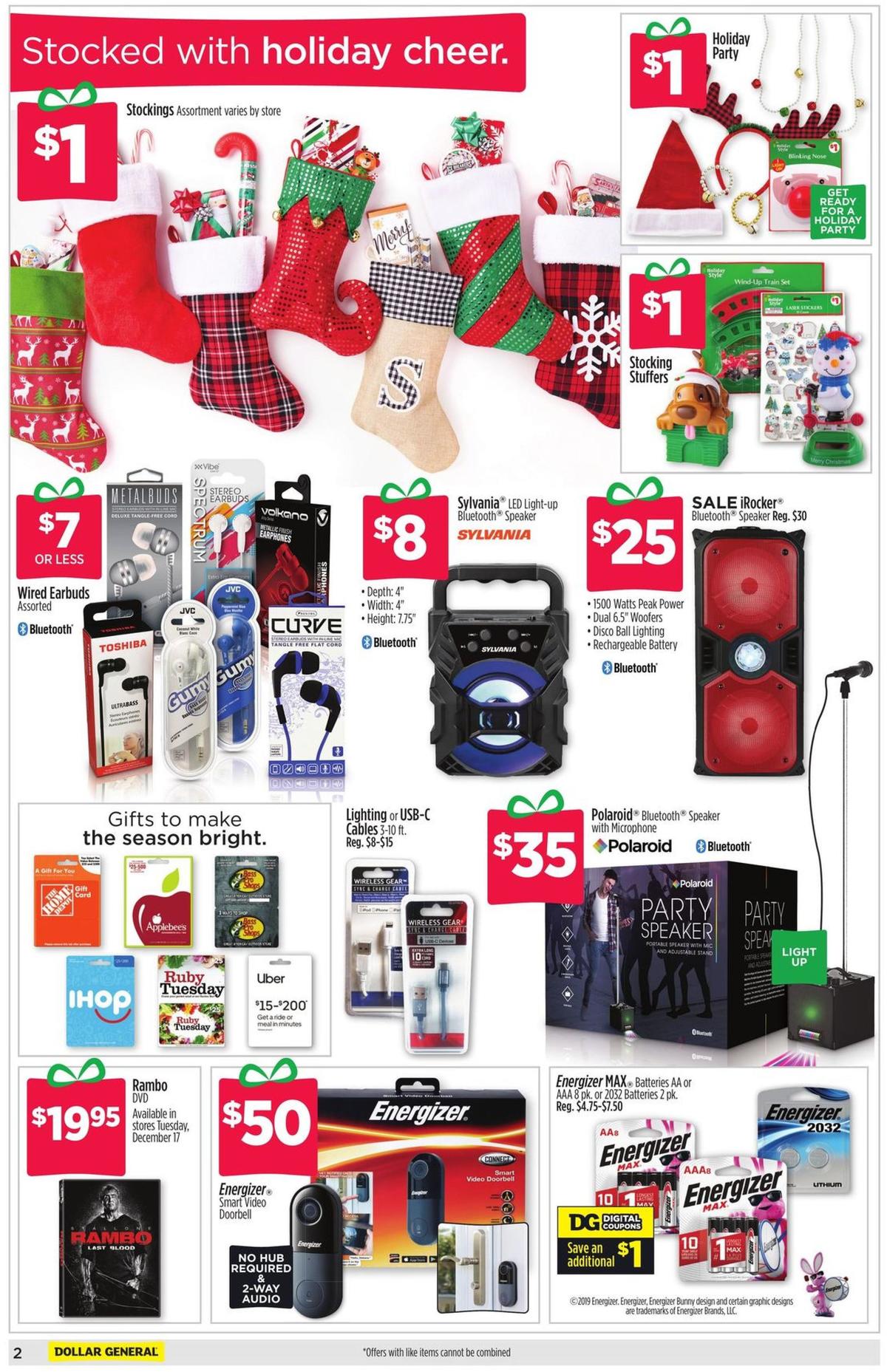 Dollar General Weekly Ad from December 15