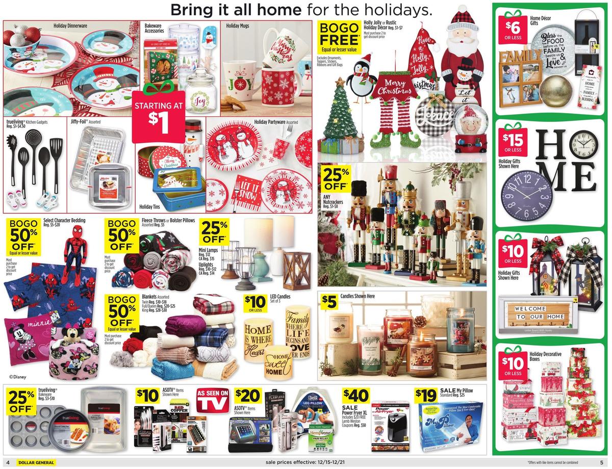 Dollar General Weekly Ad from December 15