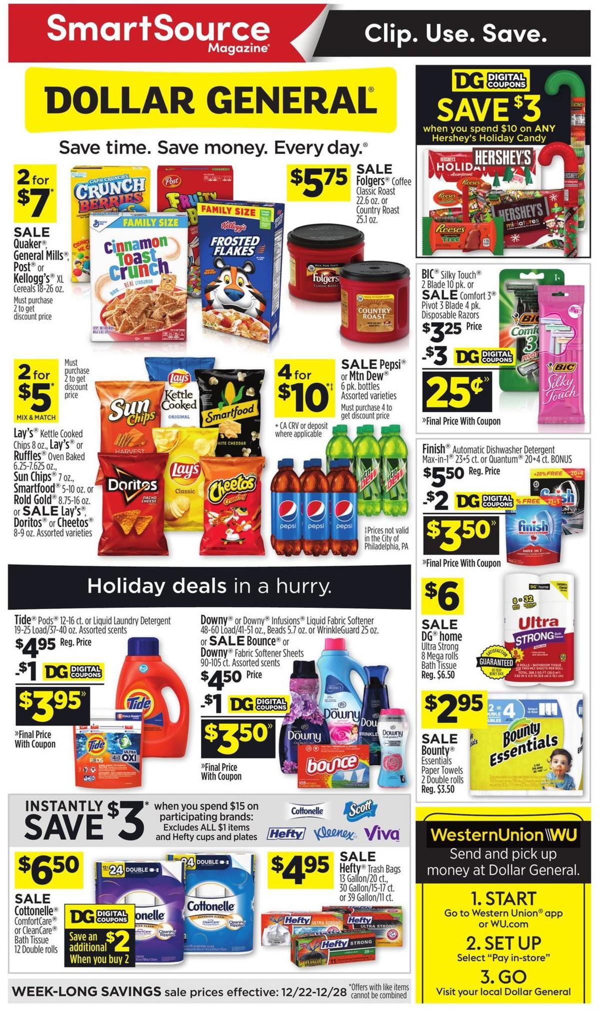 Dollar General Weekly Ad from December 22