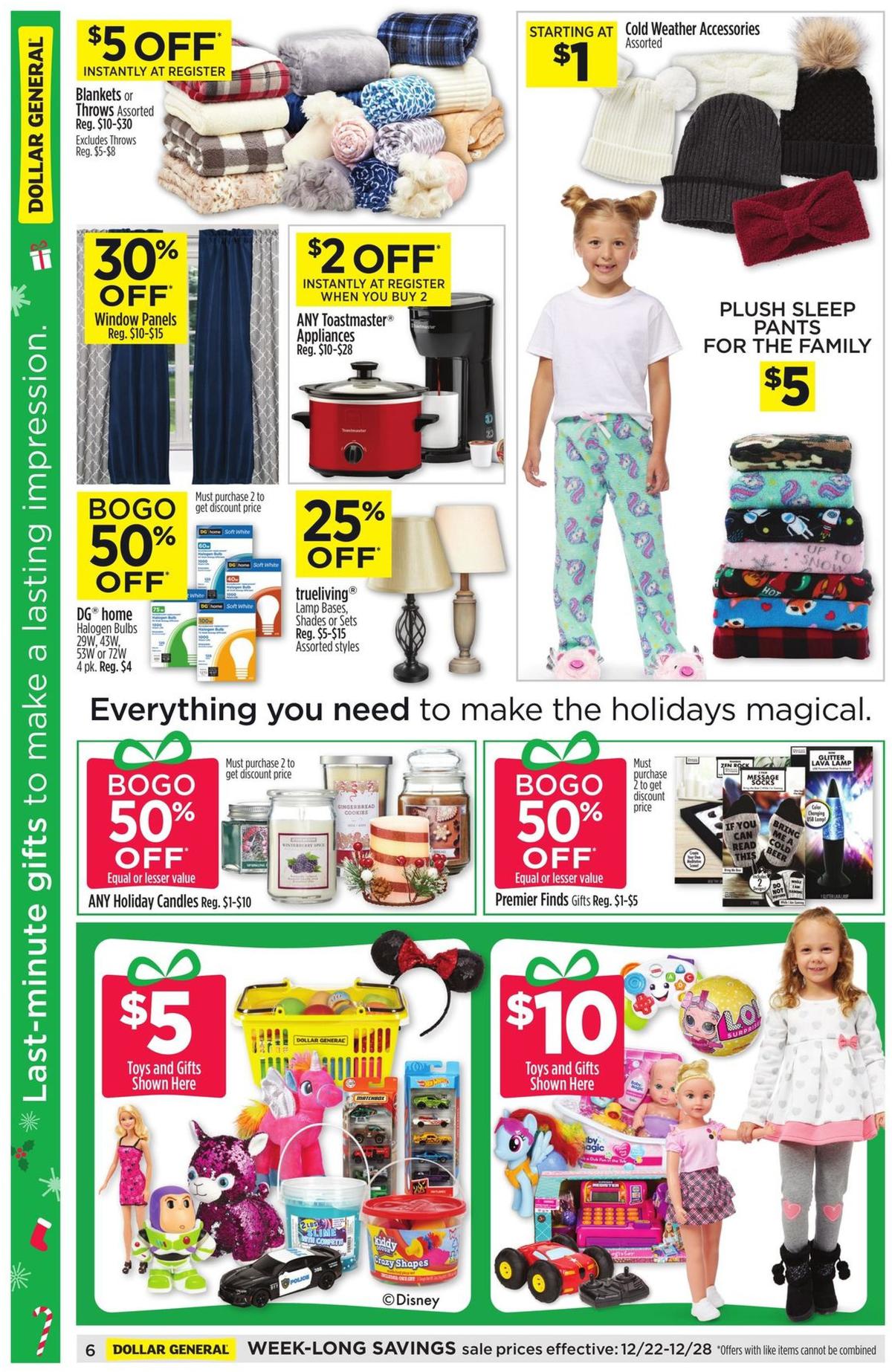 Dollar General Weekly Ad from December 22