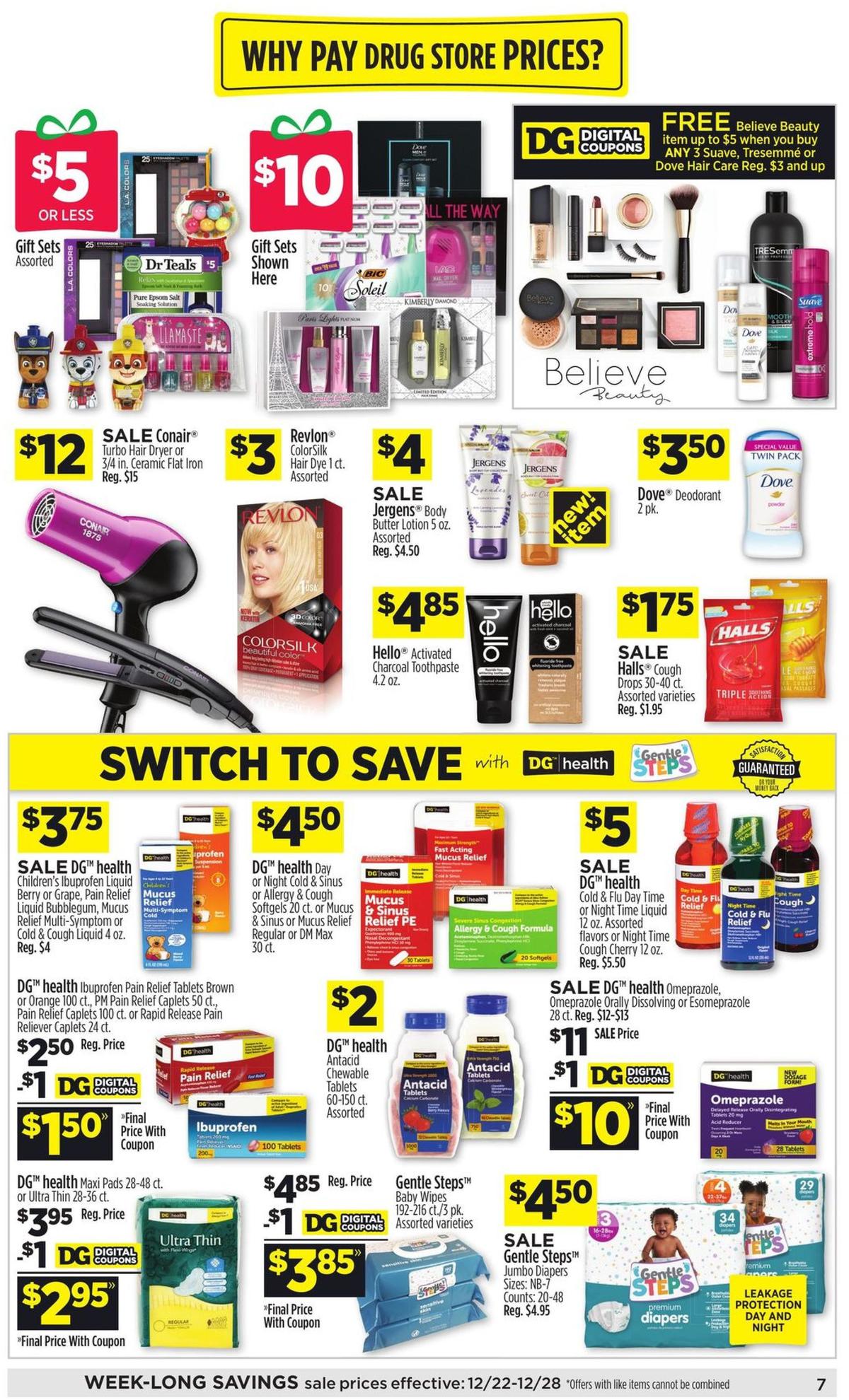 Dollar General Weekly Ad from December 22