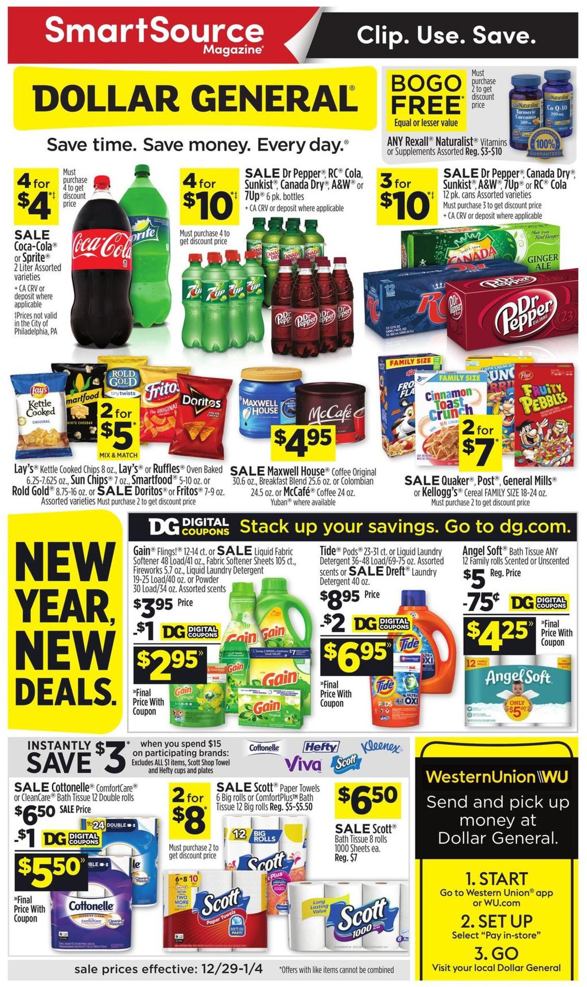Dollar General Weekly Ad from December 29